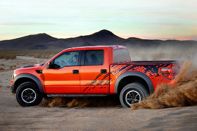 Edmunds Inside Line created this image of what a SuperCrew F150 Raptor will most likely look like.