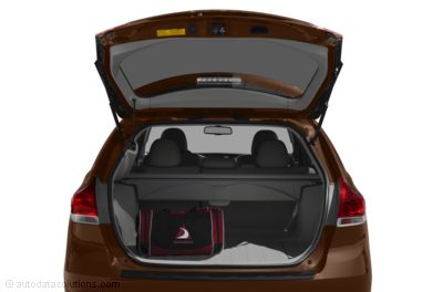 The 2011 Toyota Venza has 70 cubic feet of cargo room, nearl 20 cubic feet more than the Accord Crosstour.